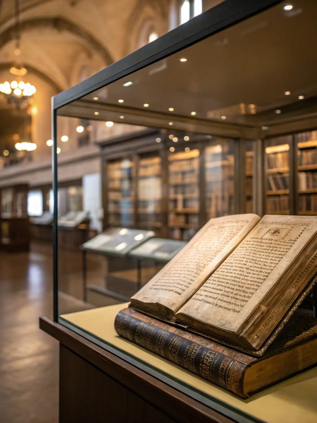 A picture of a historical exhibition organized by BRAIZE-AMBIANCE, featuring artifacts and documents related to Bourbonnais Asin.